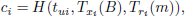 $$ c_i=H\left(t_{u i}, T_{x_i}(B), T_{r_i}(m)\right), $$