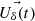 Mathematical equation: $ \vec{U_\delta(t)} $